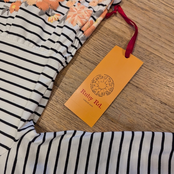 NWT Ruby Rd Womens Too Embroidery Boho SZ M - Picture 8 of 11